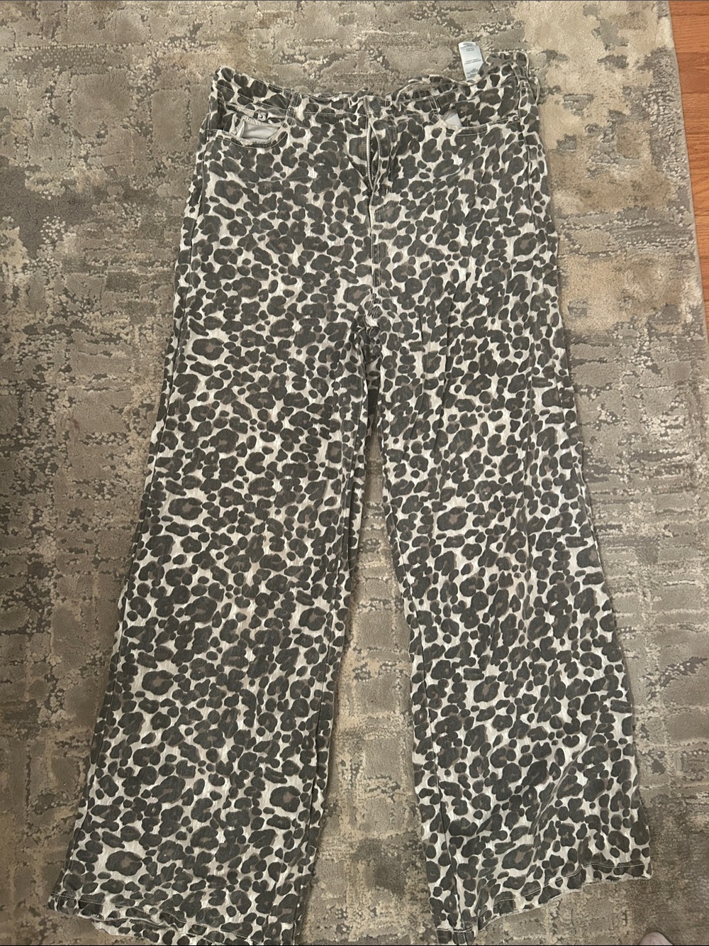 Women's Leopard Print Wide leg jeans - splendid